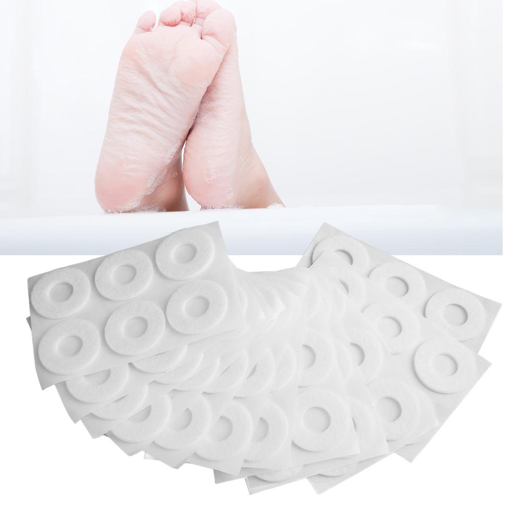 12 Blatt Hühneraugenpolster Männer Frauen Schmerzlinderung Weich Klebend Rund Fuß Hühnerauge Schwielenpolster für Fußpflege