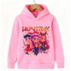 2025 New Kpop Devil Hunter Christmas Edition Children's Hoodie Manga Children's Sportswear Cute Tiger Printed Girl Children's Top