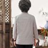 Women's 100% Cotton Casual Shirt for Middle-Aged & Elderly