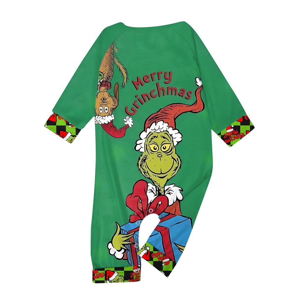 Christmas Prints Family Matching Long Sleeve Tops+Pants Set Family Matching Sets