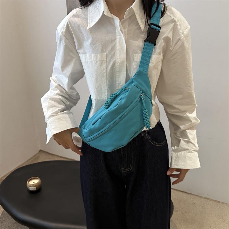 Crossbody Breast Bag Casual Bag Women's Summer New Casual Simple Shoulder Bag Sports Niche Fanny Pack