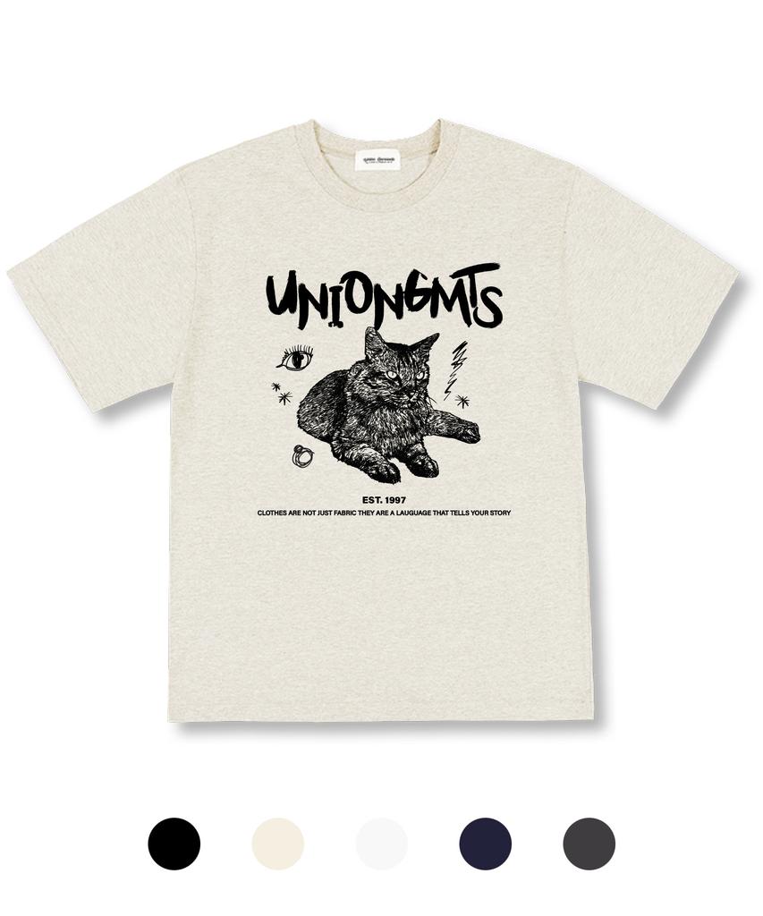 UNION GARMENTS Iringcat Oversized Short Sleeve T-Shirt 5 Colors