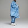 Adidas Originals Trefoil X Ivy Park Faux Fur Plush Long Coat Men Coat Blue H18983