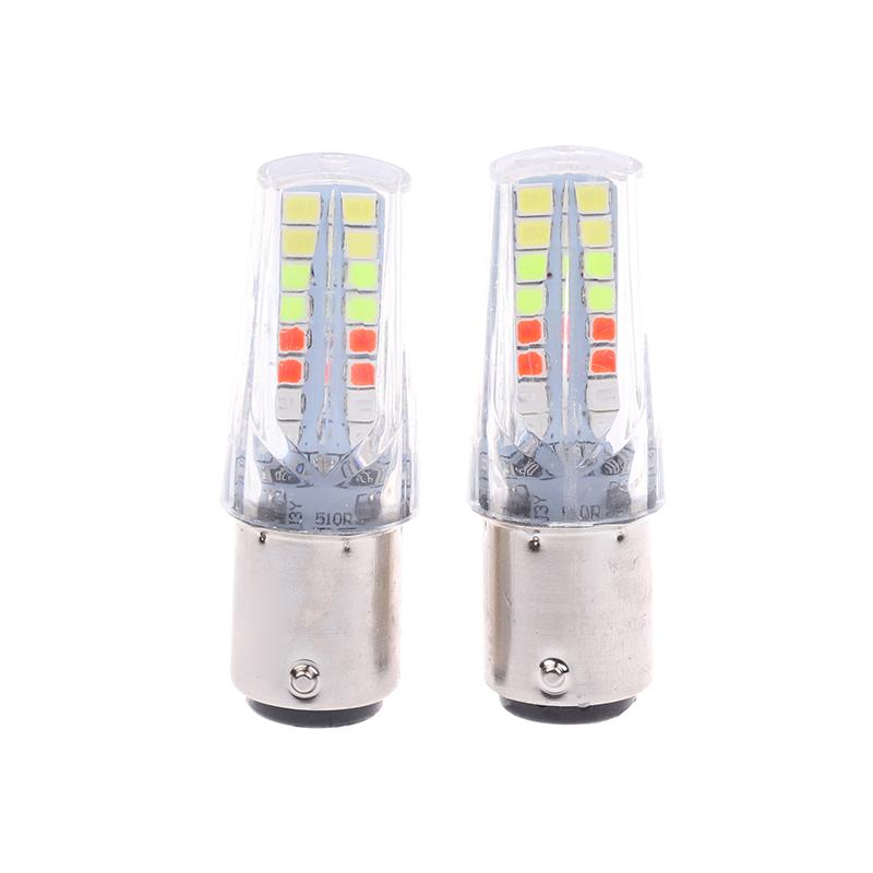 2Pcs 1157 Ba15D Led Brake Light Motorcycle Strobe Led Parking Tail Light Flashing Warning Reversing Stop Lamp Turn Signal Light