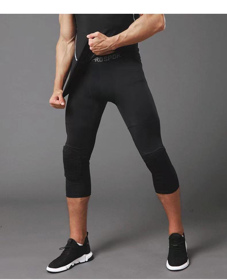 Men's Quick-Dry Spring Sports Tights for Running, Fitness, Basketball, and Football