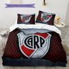 Biancheria da letto con motivo squadra River Plate Decorazione per la casa Regalo di compleanno (1 * copripiumino + 2 * federa, senza nucleo)