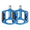 Rennrad-Aluminiumlegierungs-Pedal Wasserdichtes Doppel-DU-Fahrradpedal Aluminiumlegierungs-Lagerpedal für Nachtfahrten Fahrradzubehör