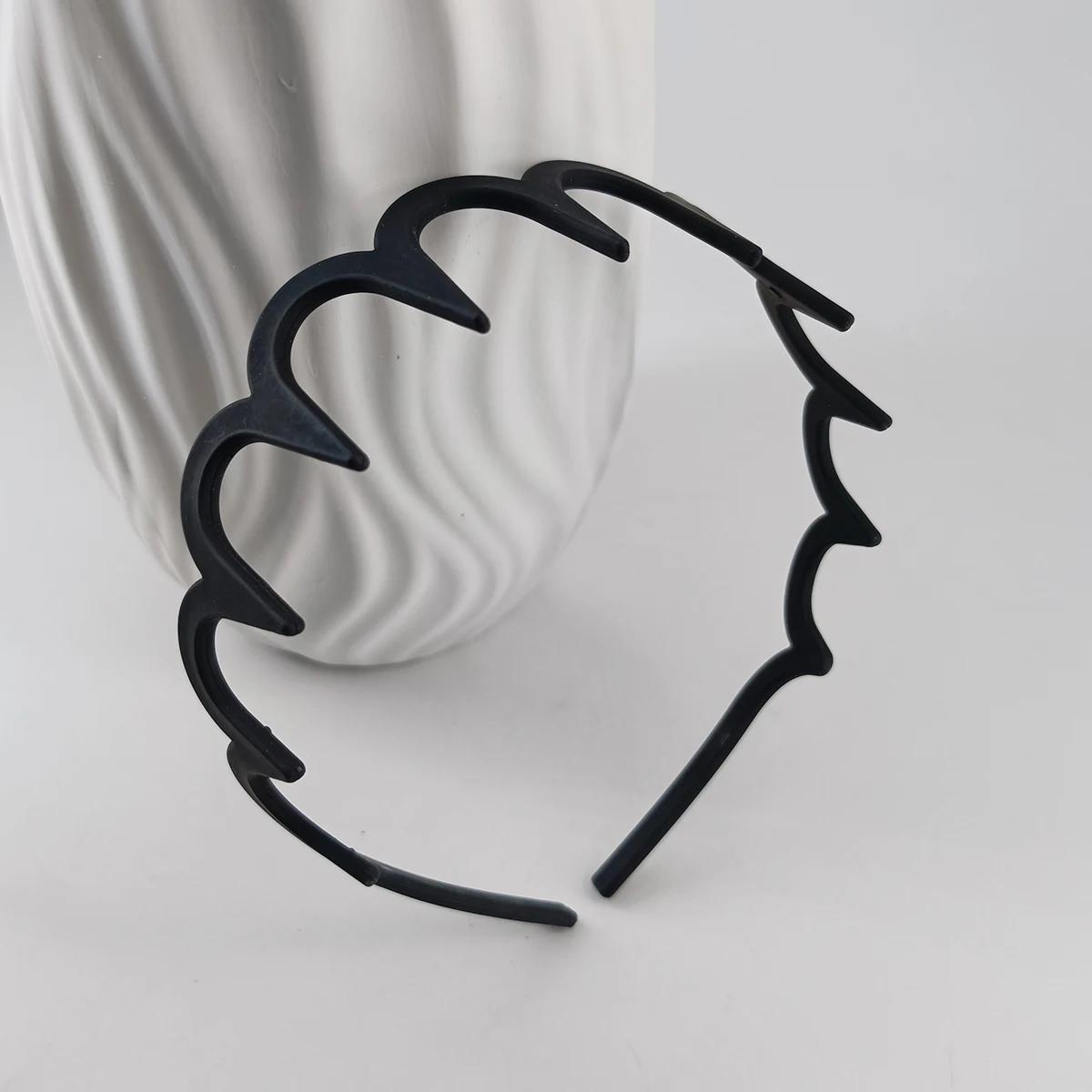 

Модные волнообразные повязки на голову для женщин, цвет ретро черепаховый, зубчатые, нескользящие повязки для волос, повязки на лицо для девочек, аксессуары для волос