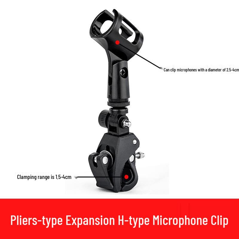 Multifunctional Mobile Phone Tripod with Universal Crab Claw Clip for Streaming & Navigation