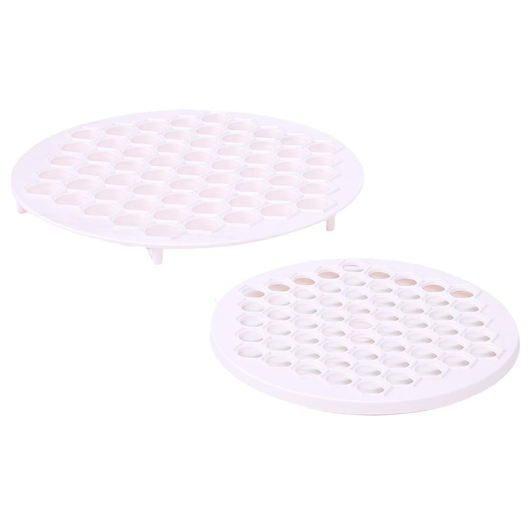 61 Holes Russian Ravioli Mold Reusable Pelmeni Dumpling Maker Cutter for Kitchen Gadgets