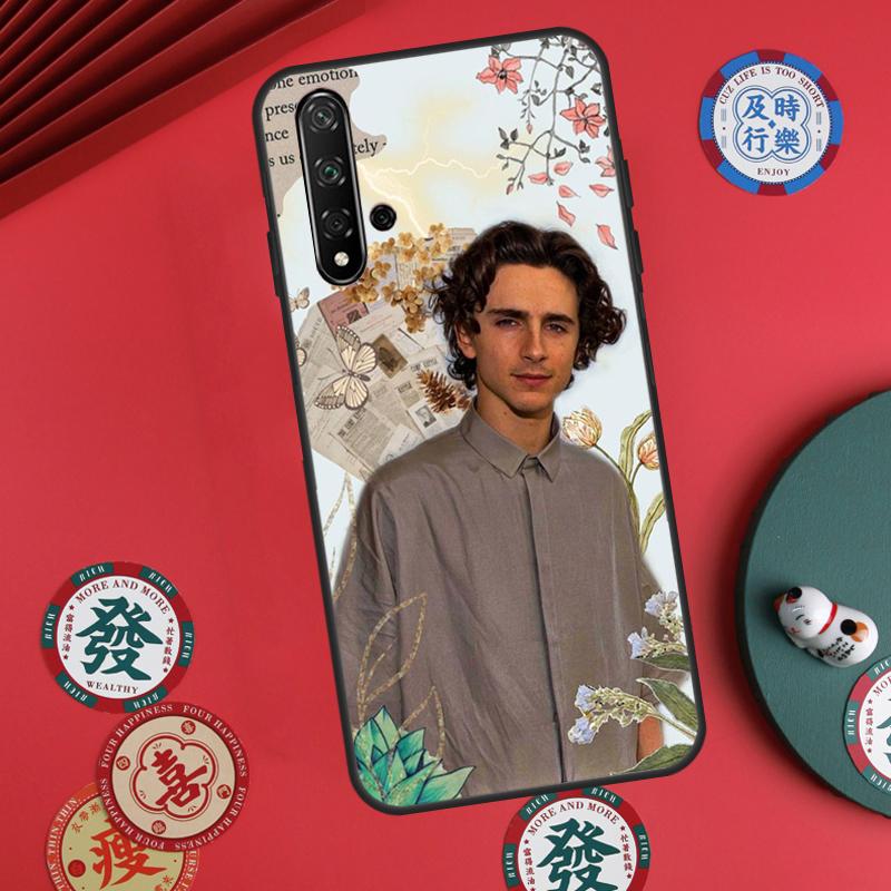 Timothee Chalamet Actor For Huawei Nova 12s 12i 7i 8i 11i Y73 Y70 Y90 Y60 Y72 Y61 Y91 9 10 SE P30 Pro P40 Lite Case