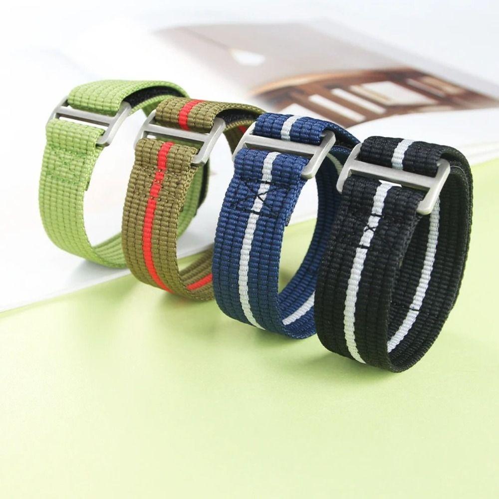 22mm Washable Bracelet Nylon Premium Watchband Comfortable Loop Strap for Tudor Bay Sport