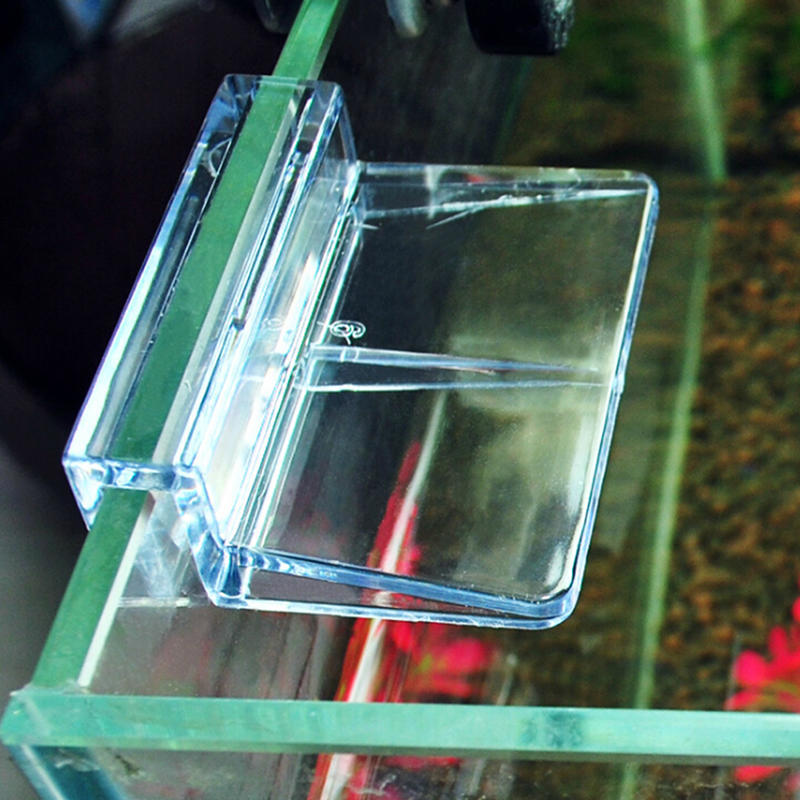 4Pcs 6/8Mm Aquarium Tank Clear Plastic Clips Glass Cover Strong Support Holders