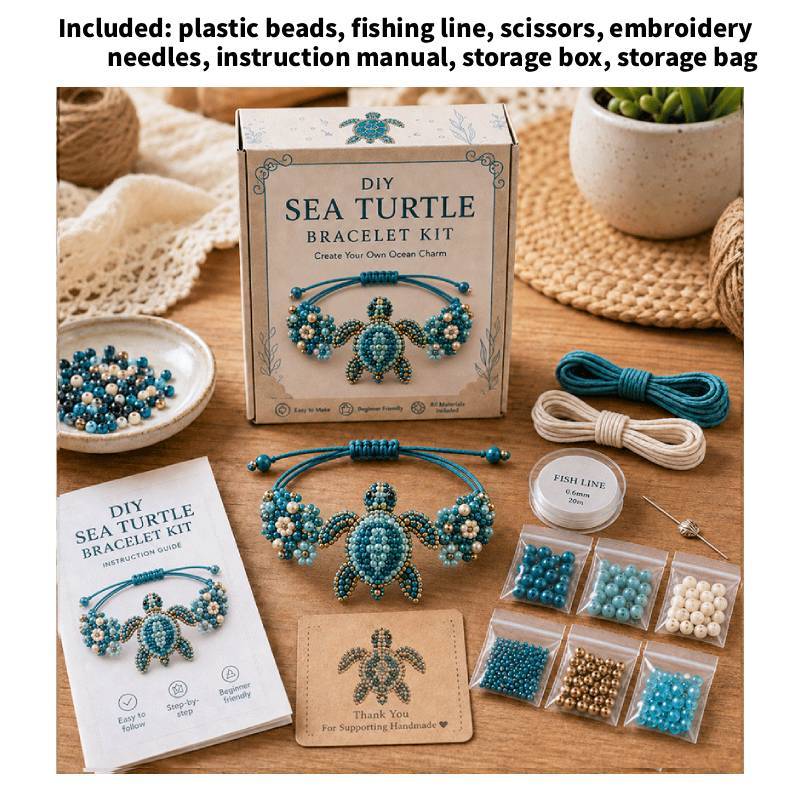 Kit Creativo per la Realizzazione di Braccialetti con Perline a Forma di Polpo con Materiale Giada per Artigianato di Gioielli Fai da Te