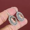 Faceted Morganite Earrings Gemstone Earring Vintage Jewelry 925 Sterling Silver Earring Handmade Jewelry Brand New Earring Gifts For Mother