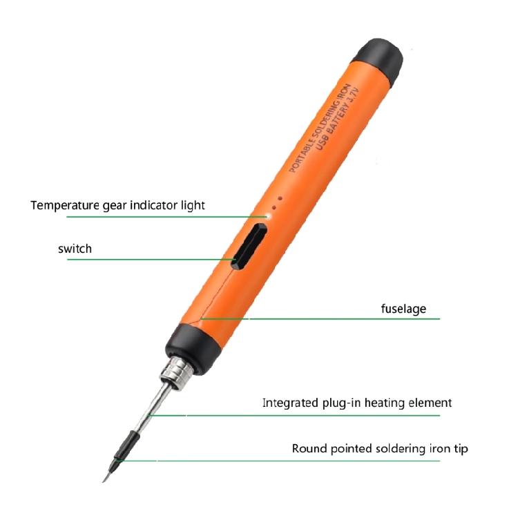 Digital Soldering Iron 1000mah Adjustable Temperature Ranges And LCD Screen For Professional Electronics Repair