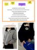 Women's Retro Half-Zip Polo Sweatshirt - Petite, Loose Fit, Korean Style, Spring/Autumn 2025