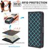 Pro ZTE Blade V70 Max/nubia V70 Max Pouzdro Peněženka Blokování RFID PU Kůže Kryt Stojánek pro sledování