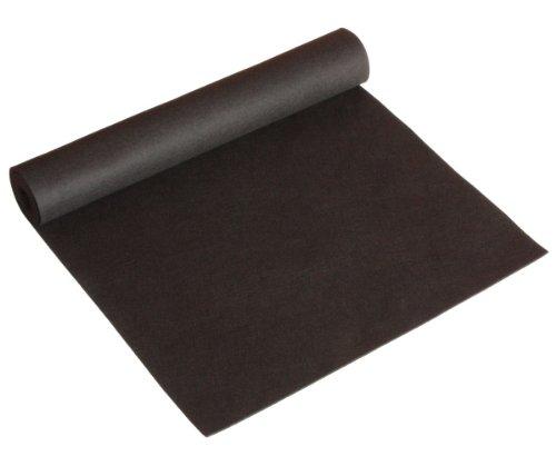 Kobaido Calligraphy Desk Pad, Mosen, for Half-Cut Paper (45 X 150cm), Black Felt, 2mm Thick