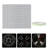 36Pcs Cycling Reflectors and Reflective Warning Strips Stickers, Bike Wheel Spoke Reflectors for Road Mountain Bike
