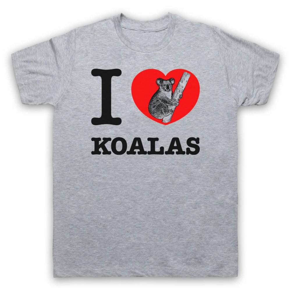I Love Koalas Animal Rights Lover Save The Animals Mens And Womens T-Shirt 3XL
