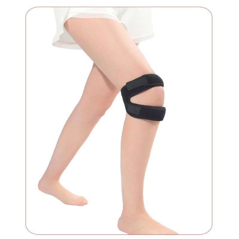 Adjustable Knee Brace Silicone Shock Absorption Sports Knee Support