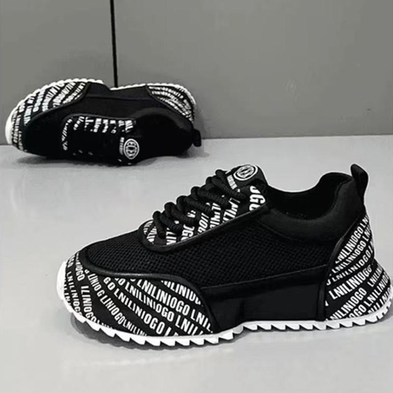 Men's Shoes 2025 Summer Popular Bag Bottom Fly-woven Mesh Shoes Non-slip Wear-resistant Sports Shoes Men's Fashion Casual Shoes