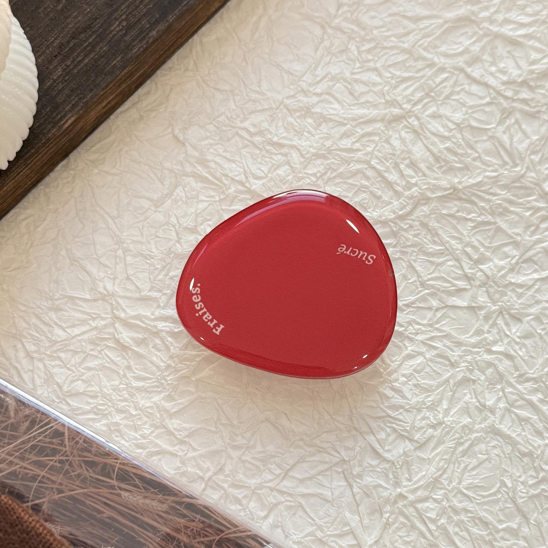 

Мінімалістична кольорова кришталева підставка в стилі Instagram, розсувний і складаний тримач для телефону Size One червоний