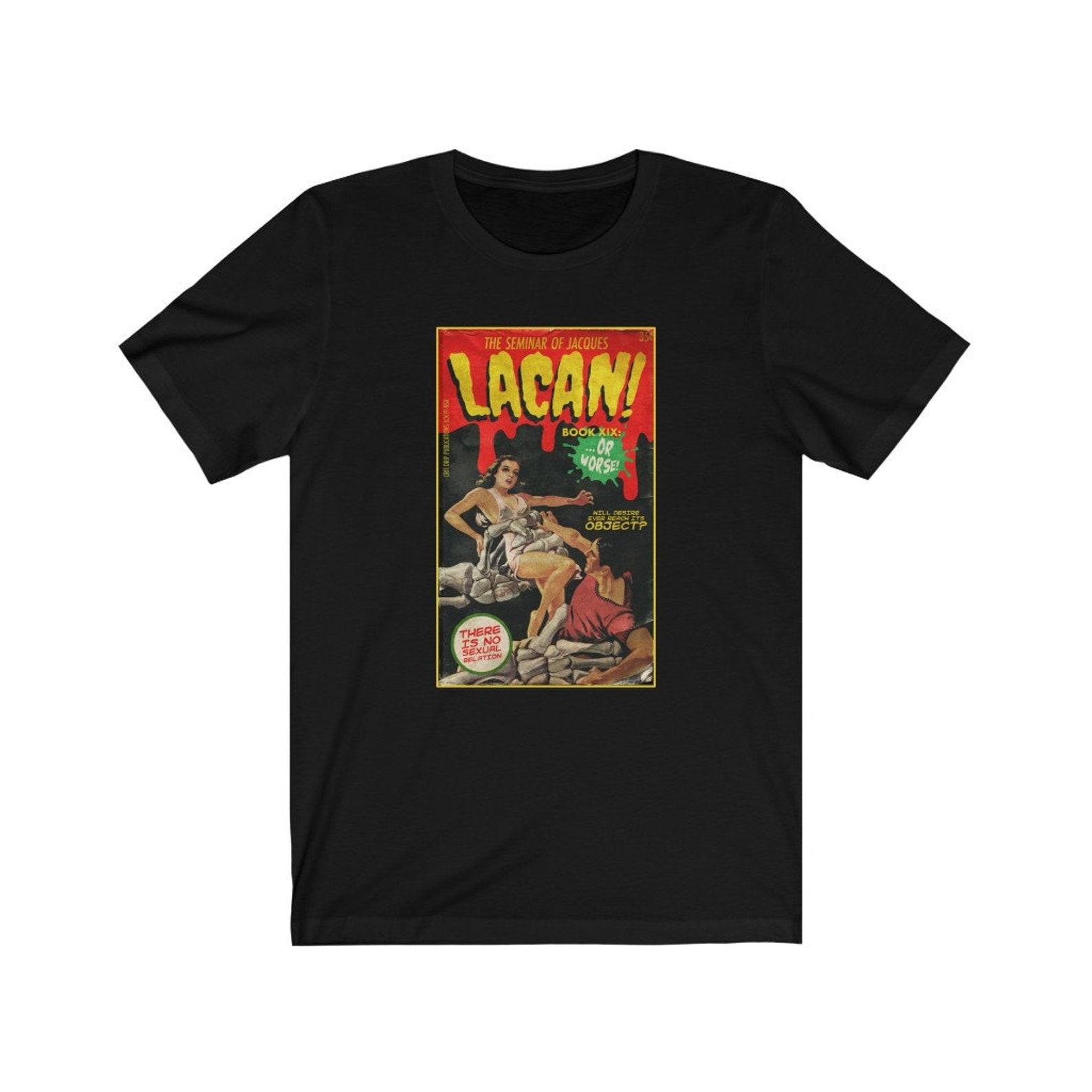 Lacan ...Or Worse Pulp Paperback Philosophy Shirt 4XL