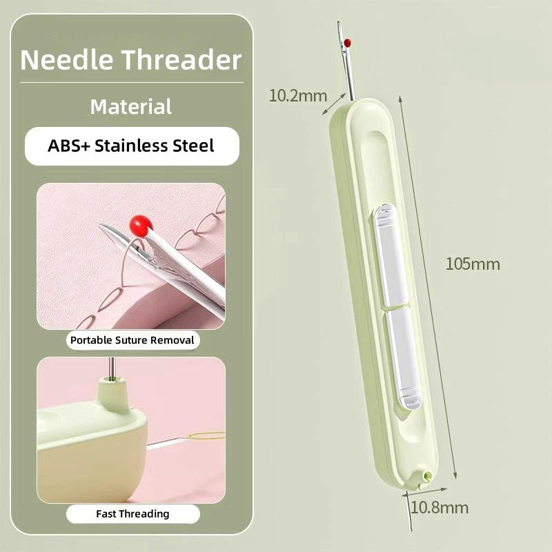 2-In-1 Double Head Needle Threading Machine Multifunctional Household Sewing Accessories Portable Elderly Sewing Special Tools