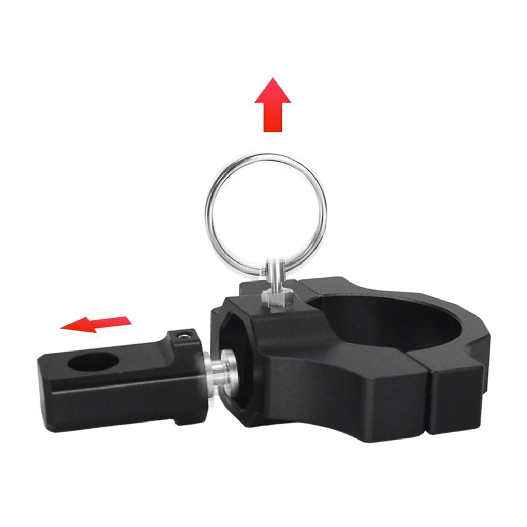 Heavy Duty UTV Flag Whip Light Mounts for 1.75" to 2" Roll Bar Fast Release Adjustable Light Whip Mounting Bracket