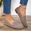 Spring large size flat single shoes women's one-pedal casual shoes supply