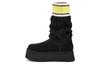 Classic Sweater Letter Boot Black Women's 1144045-BLK