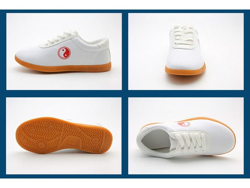 Unisex plátěné boty na Tai Chi s šlachovitou podrážkou pro trénink a soutěže bojových umění, vhodné pro děti i dospělé