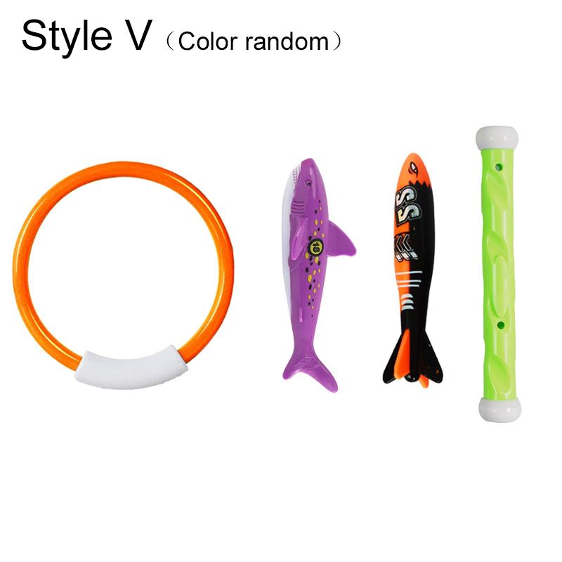 Diving Props Swim Pool Decoration Colored Plastic Summer Water Play Equipment Training Outdoor Leisure Entertainment TMZ