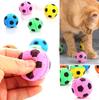 RuiChy 8-Piece Sponge Cat Toy Balls, Soft, Brightly Colored Foam Soccer Balls, Noise-Free Bouncy Pet Interactive Toys for Kittens, Activity Chase,