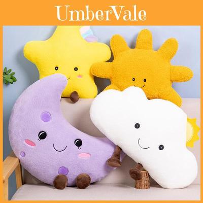 Cute Starry Sky Series Plush Toy Cushions With Soft Fluffy Clouds And Stars