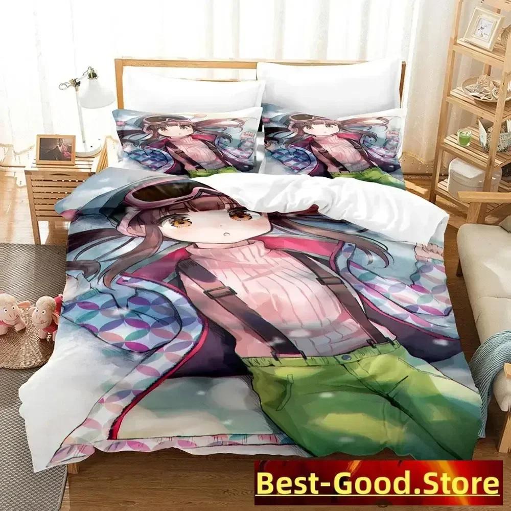 Chieri Ogata Bedding Set Duvet Cover Sheet Printed Bed Set Pillowcase Bed Full Queen King Size Comforter Bedroom