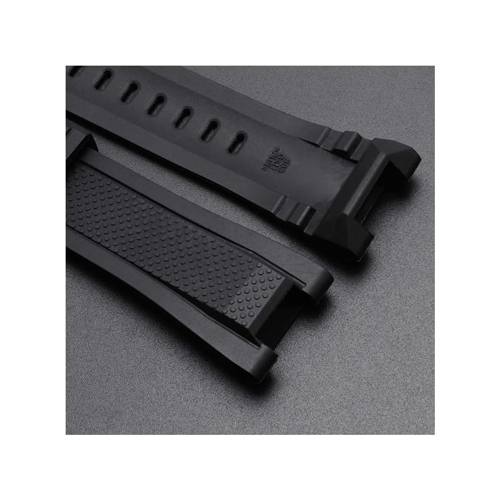 Stalimy G-SHOCK Compatible Waterproof Strap for Casio GST-S210 GST-W110 GST-W100 GST-S110 GST-S100 GST-B100 GST-S300 (Black)