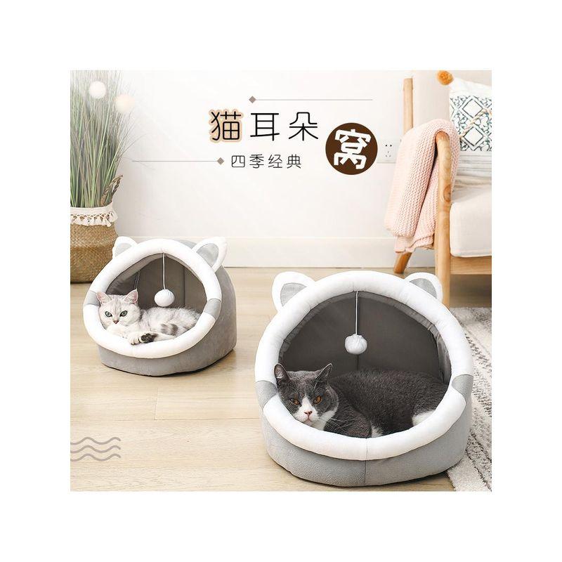 

Кошачье гнездо Закрытая лежанка для питомца Полузакрытый вольер Кошачий домик Товары для питомцев Маленькие и средние собаки Круглый год Нейтральный Small powder Dragon S