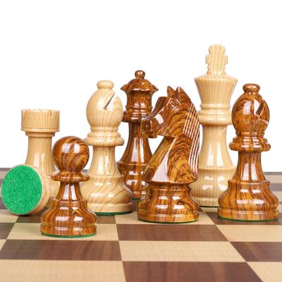 German Knight Staunton Chessmen 34 Heavy Chess Pieces Set Backgammon Indoor Entertainment Kids Puzzle Game Birthday Gift