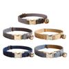 Pet Collar Adjustable Cats Collars Metal D-Ring Break-away Buckle for Small Dogs