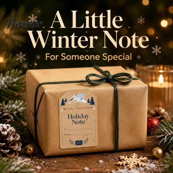 Souvenir Decoration Stickers 180PCS/Roll Christmas Label Stickers, Self-Adhesive Retro Paper Tags with Blank Winter Holiday Writing Area, Decorative