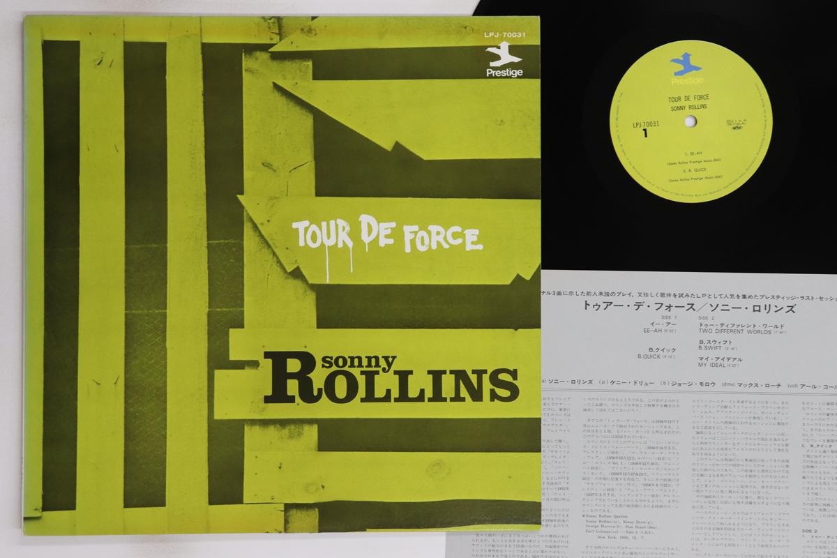 

LP Record SONNY ROLLINS - Tour De Force LPJ70031 PRESTIGE 1975 Japan Jazz Used