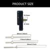 Quiet Quartzs Clock Movement Mechanism with Long Shaft Thread Motor and Metal Hands Kits for Clock Crafting Projects