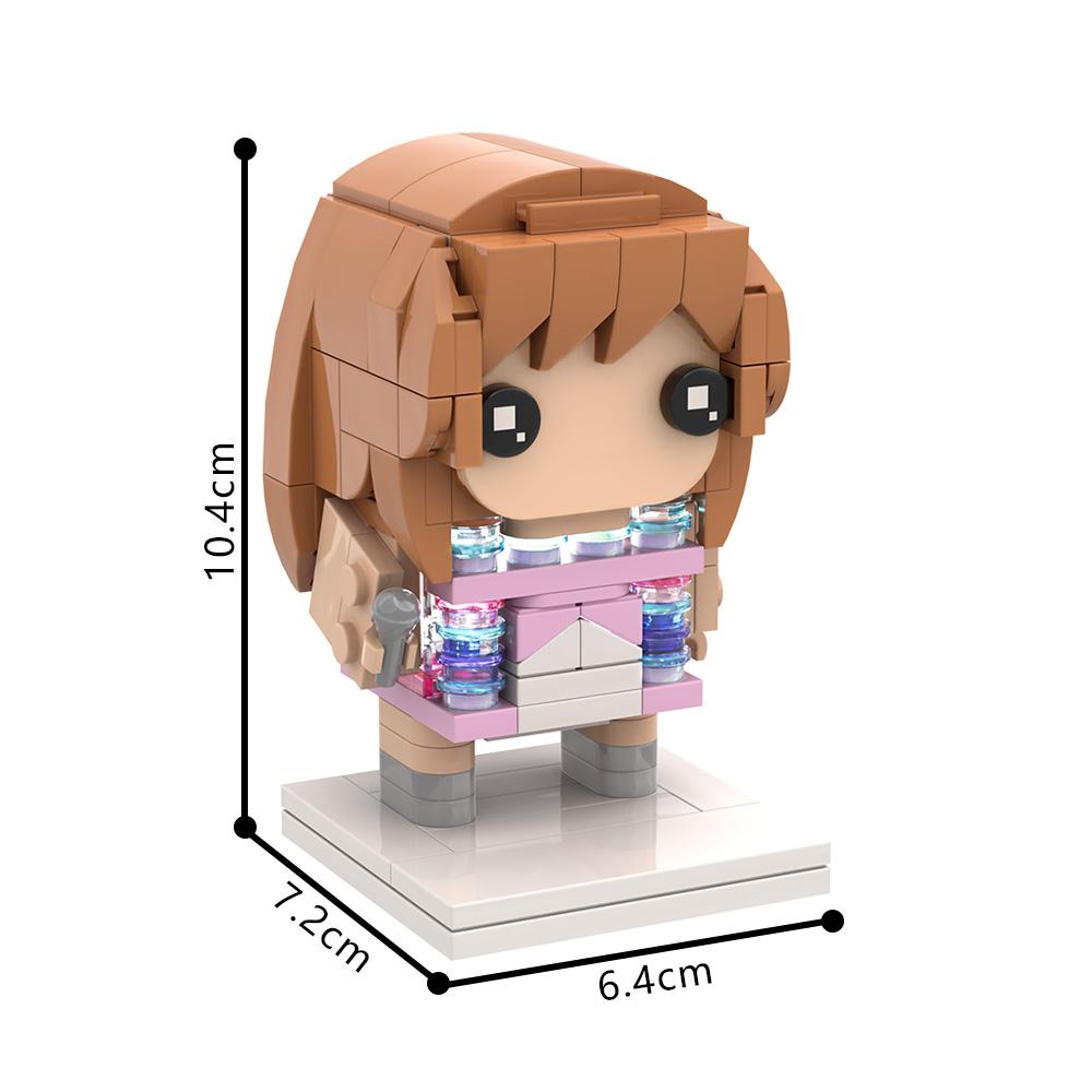 MOC Taylor'ın Sevgi Evi Model Yapı Blokları Müzik The Eras Turu Daire Villa Prefabrik Ev Tuğla Oyuncak Yetişkin Hediyesi