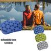 Wasserdichtes aufblasbares Sitzkissen Feuchtigkeitsbeständiges Campingstuhlpolster Reise Stuhlpolster Camping