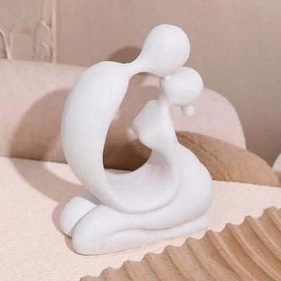 Küssendes Paar Statue, Moderne Abstrakte Liebhaber Figur, Harz Romantische Paar Skulptur für Zuhause, Büro, Schreibtisch, Bücherregal, Hochzeitsdekoration