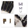 Metal Zips Repair Set Zippers Repair Tool Insertion Pin Zippers Bottom Zippers Stopper For Sewing Clothing Jackets