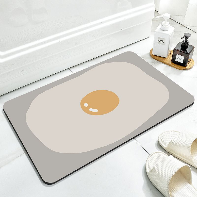 Badezimmer-Fußmatte, Diatomeenerde, niedliche Fußmatte, Haushaltstoilette, Türdämpfer, Toiletten-Schnelltrocknung und rutschfest